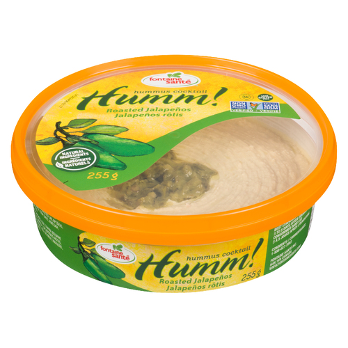 Fontaine Santé Humm! Hummus Cocktail Spicy Roasted Jalapeno
